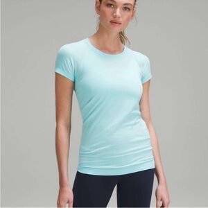 Lululemon Swiftly Tech Cyan Blue Size 10